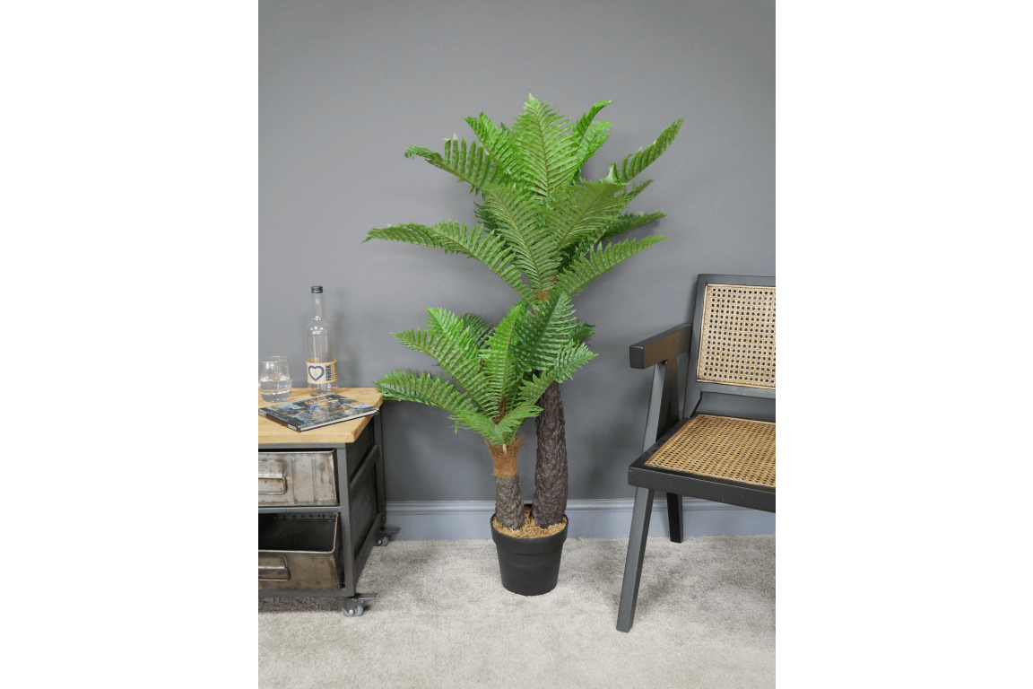 Large Artificial Tree Fern Copperwood Home