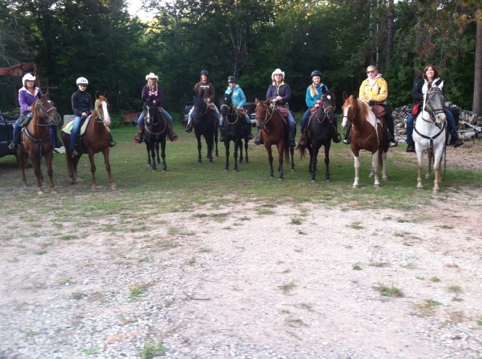Horseback trail ride with us at Coppler Farm for a unique adventure in