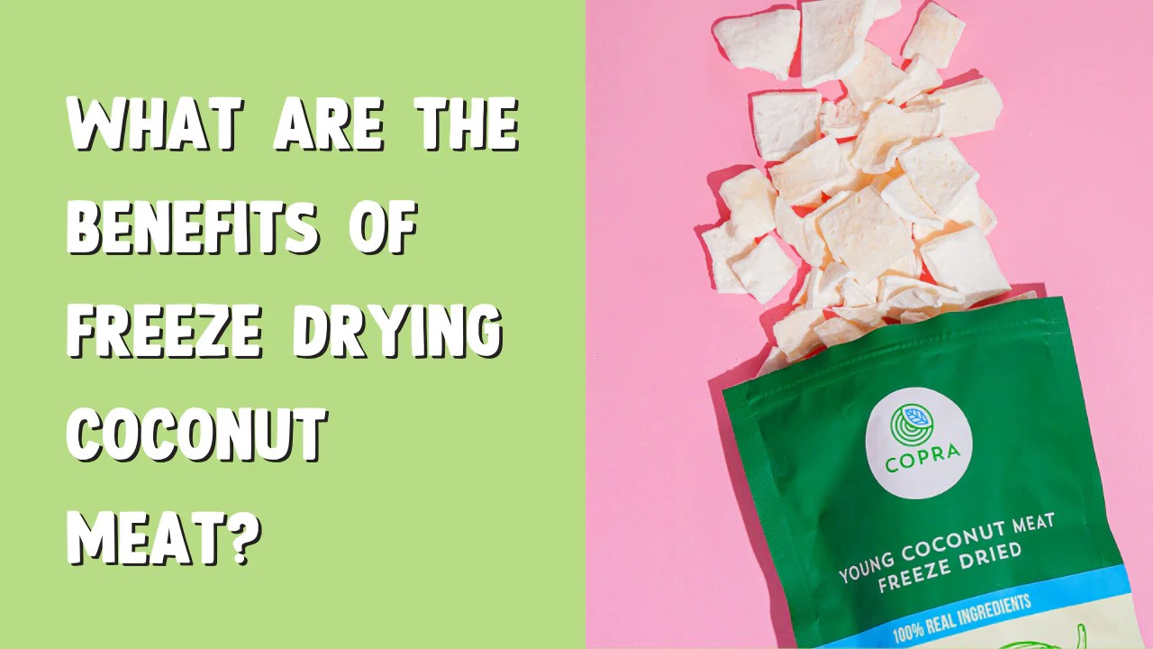What are the benefits of freezedrying coconut meat? Copra Coconuts