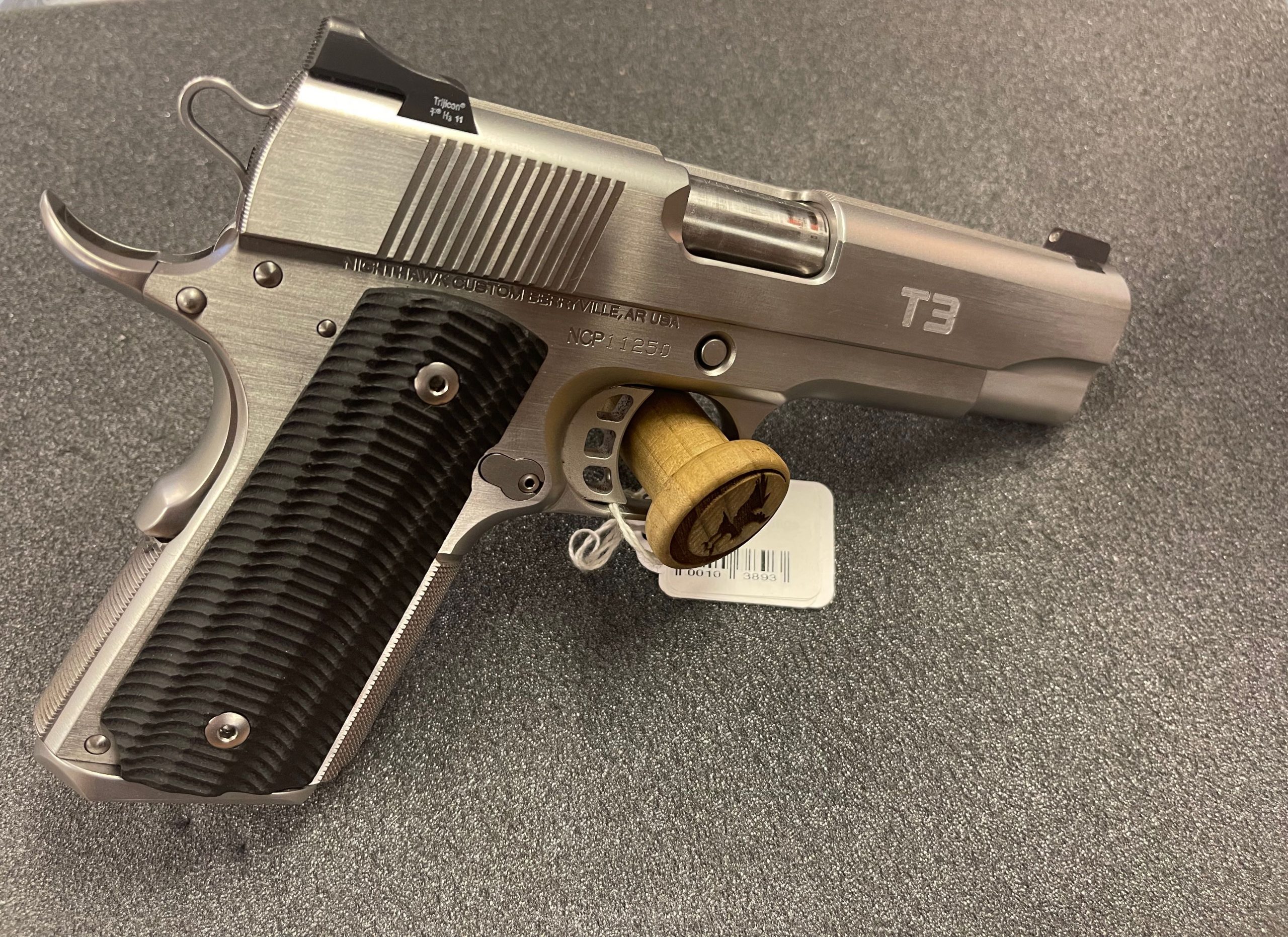 Nighthawk Custom 1911 T3 .45ACP Stainless C.O.P.S .