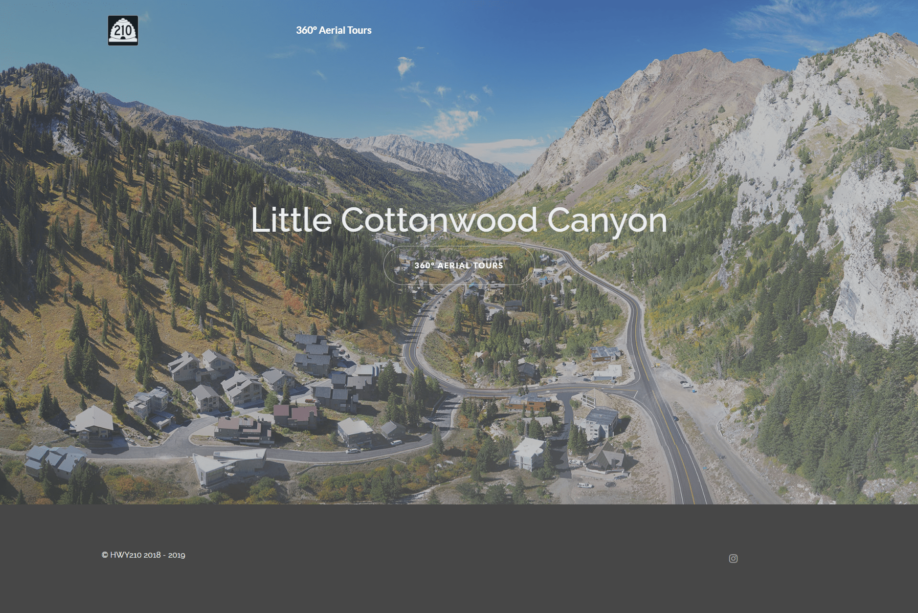 Aerial 360° Virtual Tours of Little Cottonwood Canyon Coptershotz