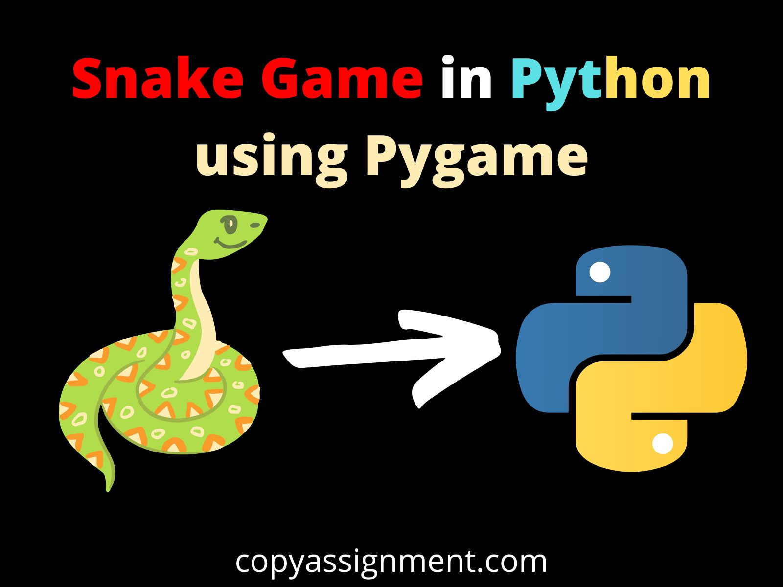How To Implement Snake Game In Python Using Pygame Images