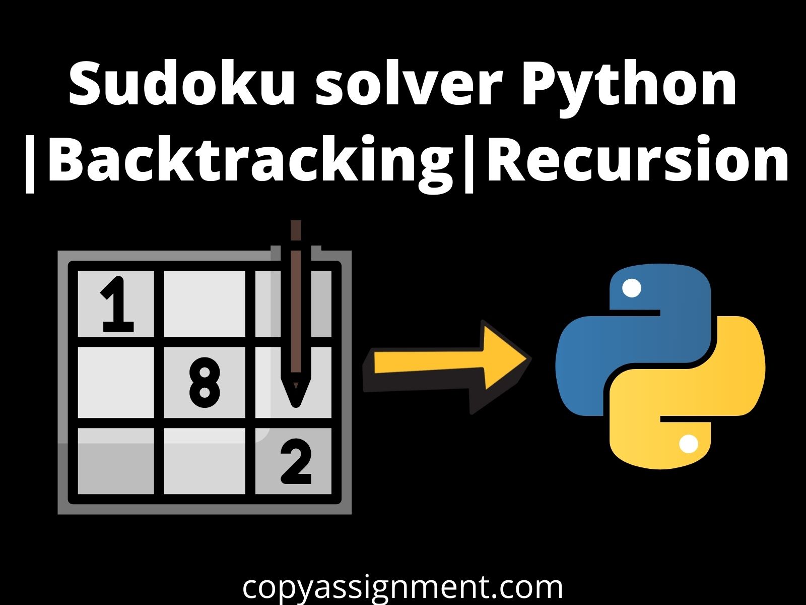 Sudoku Solver Python BacktrackingRecursion CopyAssignment