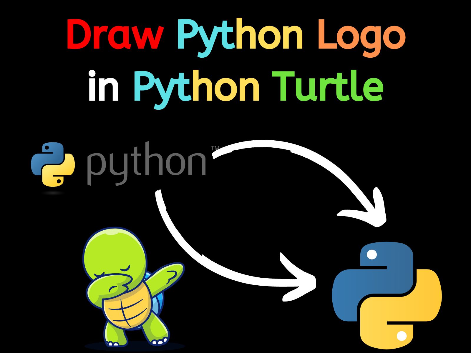 Draw Python Logo In Python Turtle CopyAssignment
