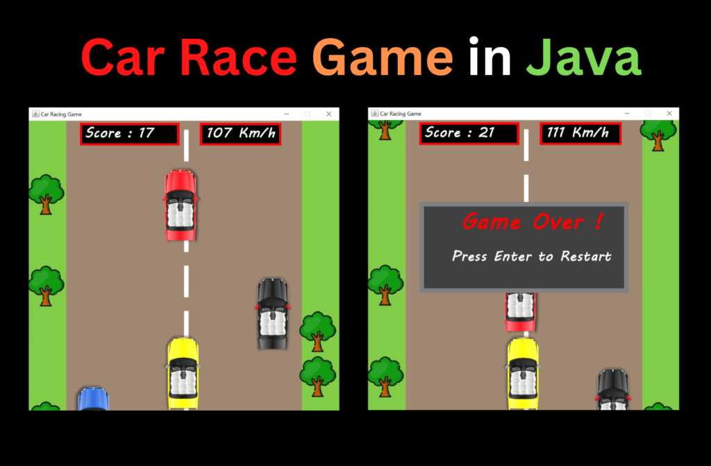 Simple Car Race Game In Java CopyAssignment