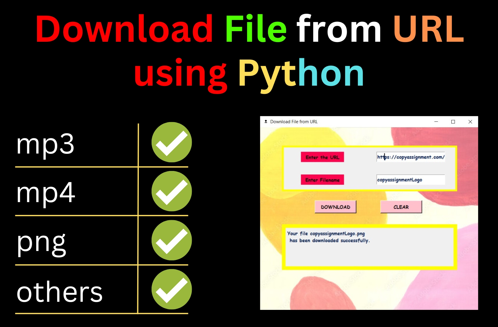 Python Download File From URL 4 Methods CopyAssignment