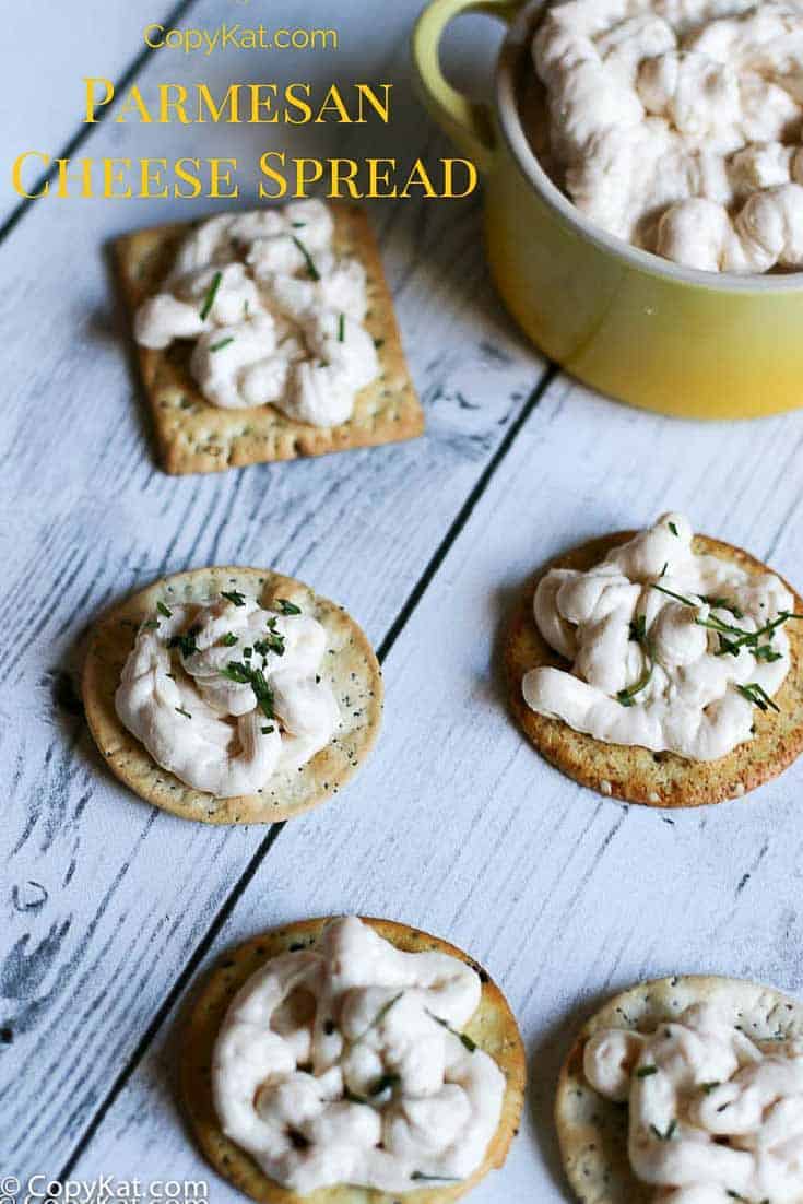 Parmesan Cheese Spread inspired by Mad Men