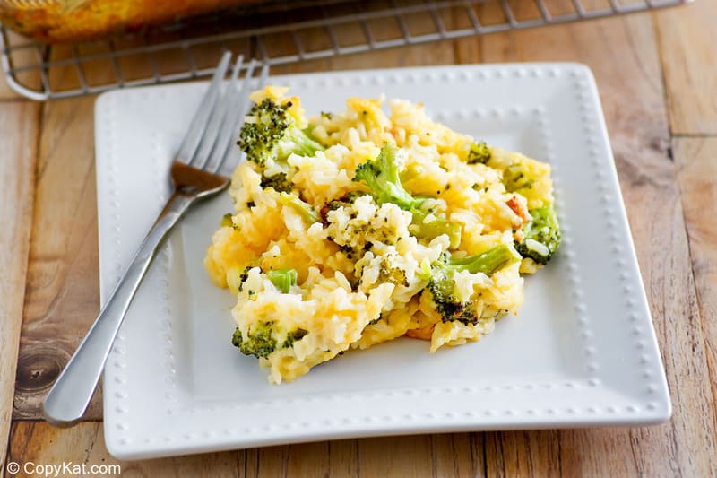 Broccoli Rice & Cheese Casserole Recipe CopyKat