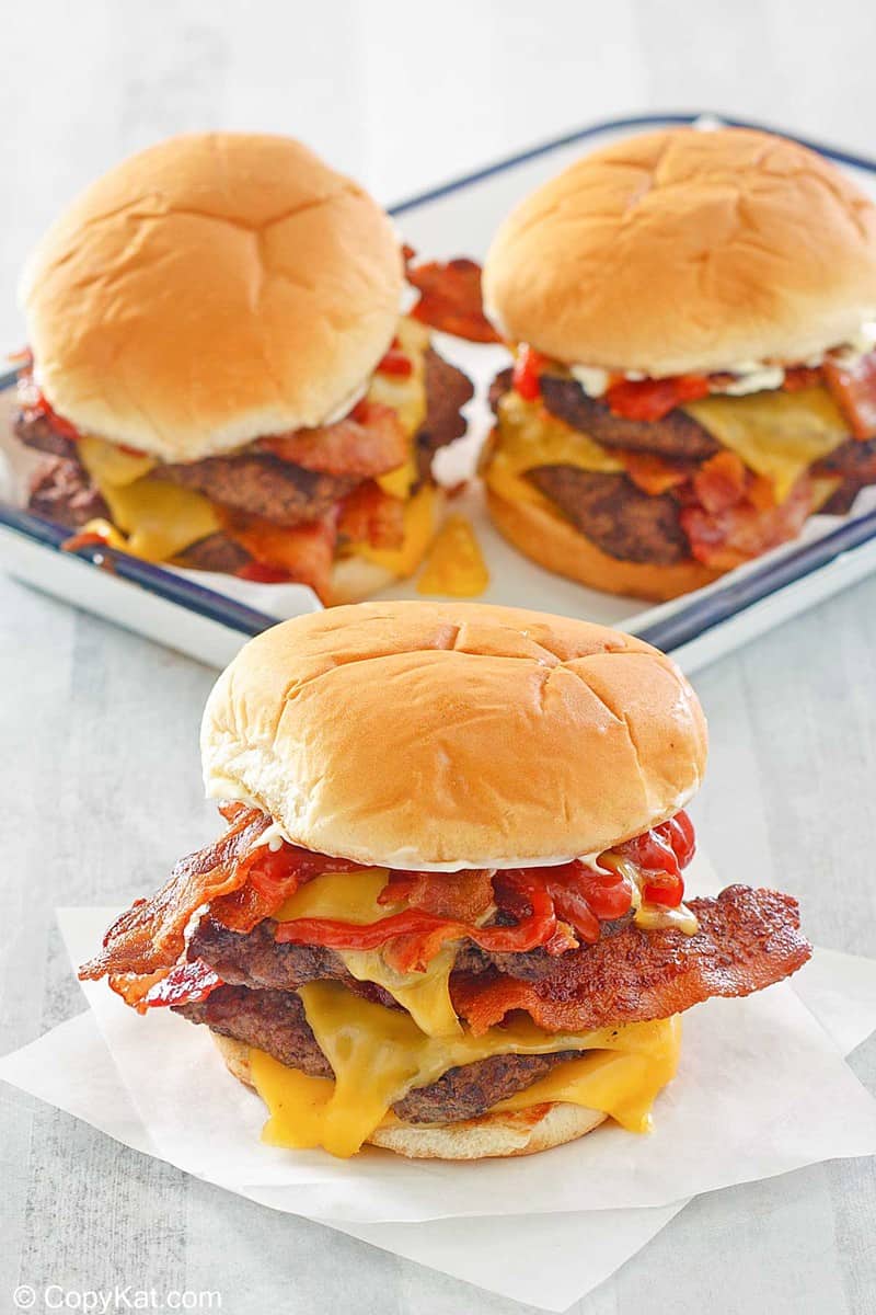 Wendy's Baconator Burger CopyKat Recipes