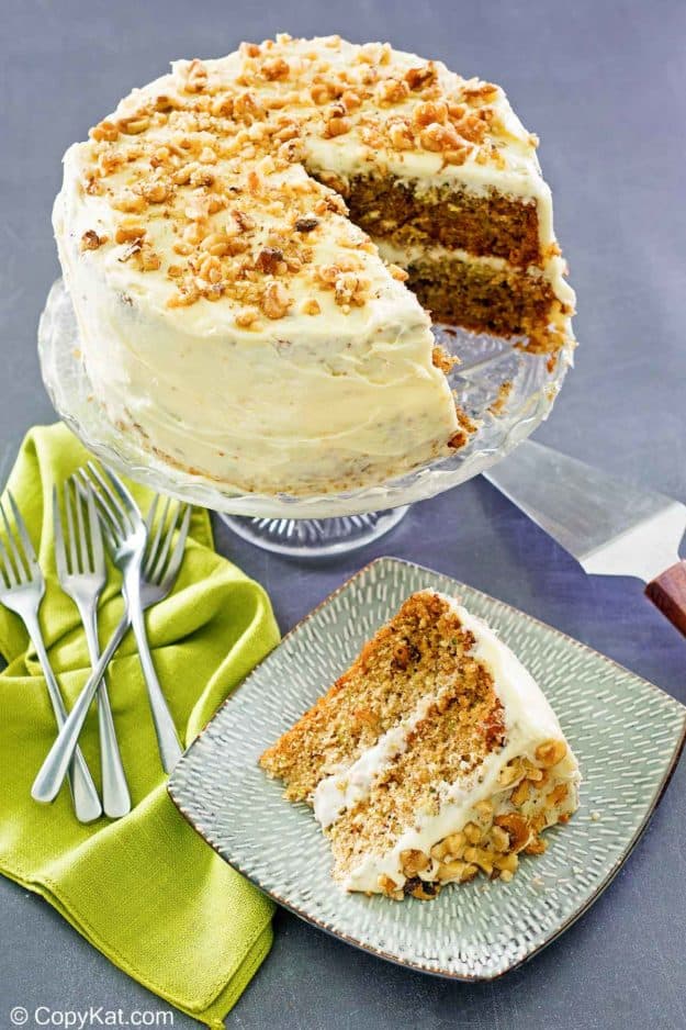 Zucchini Cake with Cream Cheese Frosting CopyKat Recipes