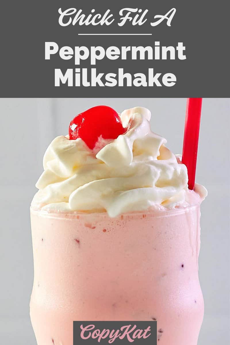 Chick Fil A Peppermint Milkshake Tasty Made Simple