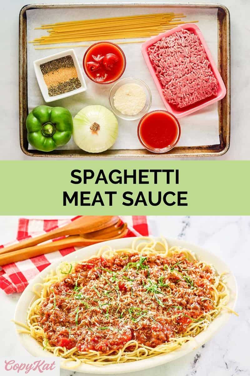 Best Spaghetti Meat Sauce with Ground Beef CopyKat Recipes