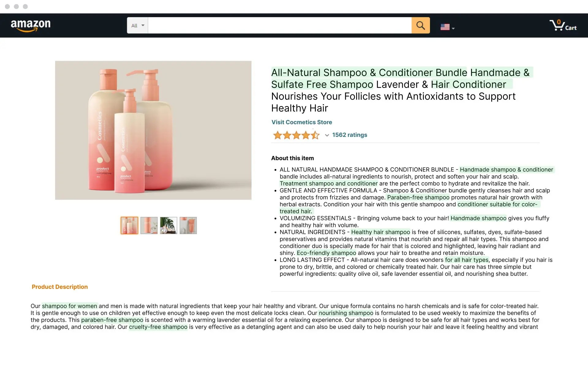 Amazon Product Listing Creation with AI AI Copywriter for Amazon(04)