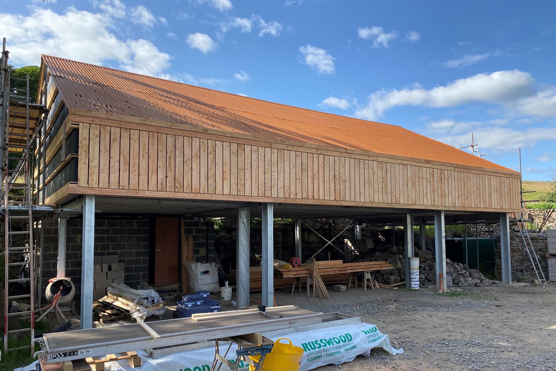 CORTEN Roofing and Cladding // Bespoke designs shipped worldwide