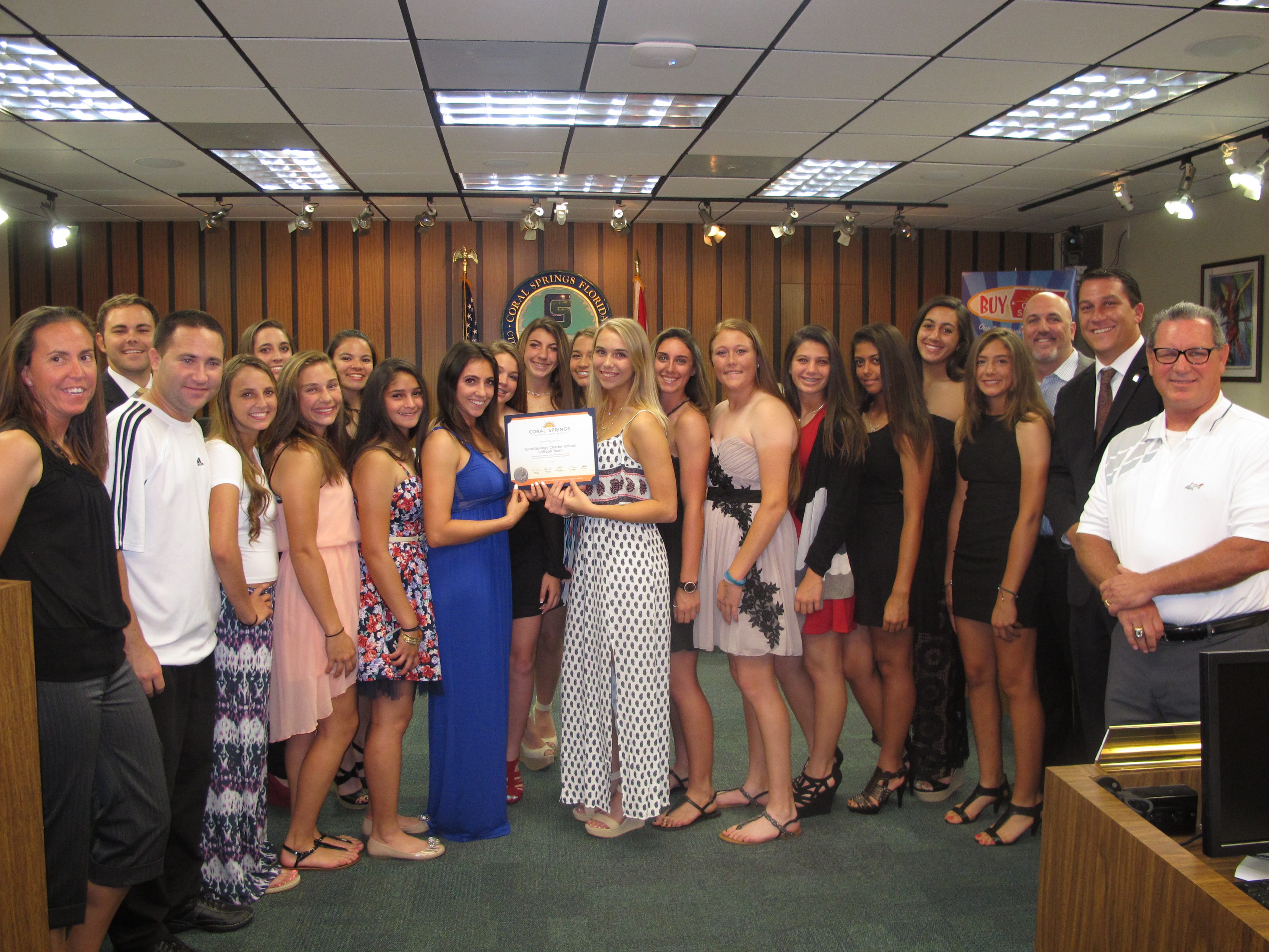 City Recognizes Coral Springs Charter School State Champions • Coral Springs Talk