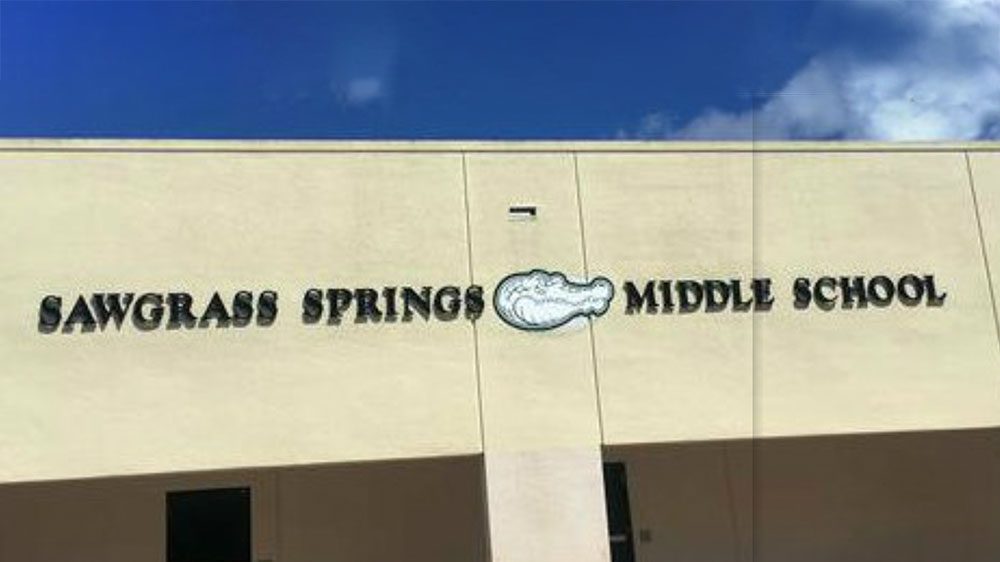 Sawgrass Springs Middle School Holds Gator Boot Camp for New Students