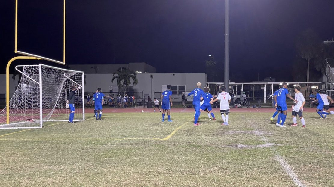 Coral Springs High School Boys Soccer Wins 1st Game of the Season