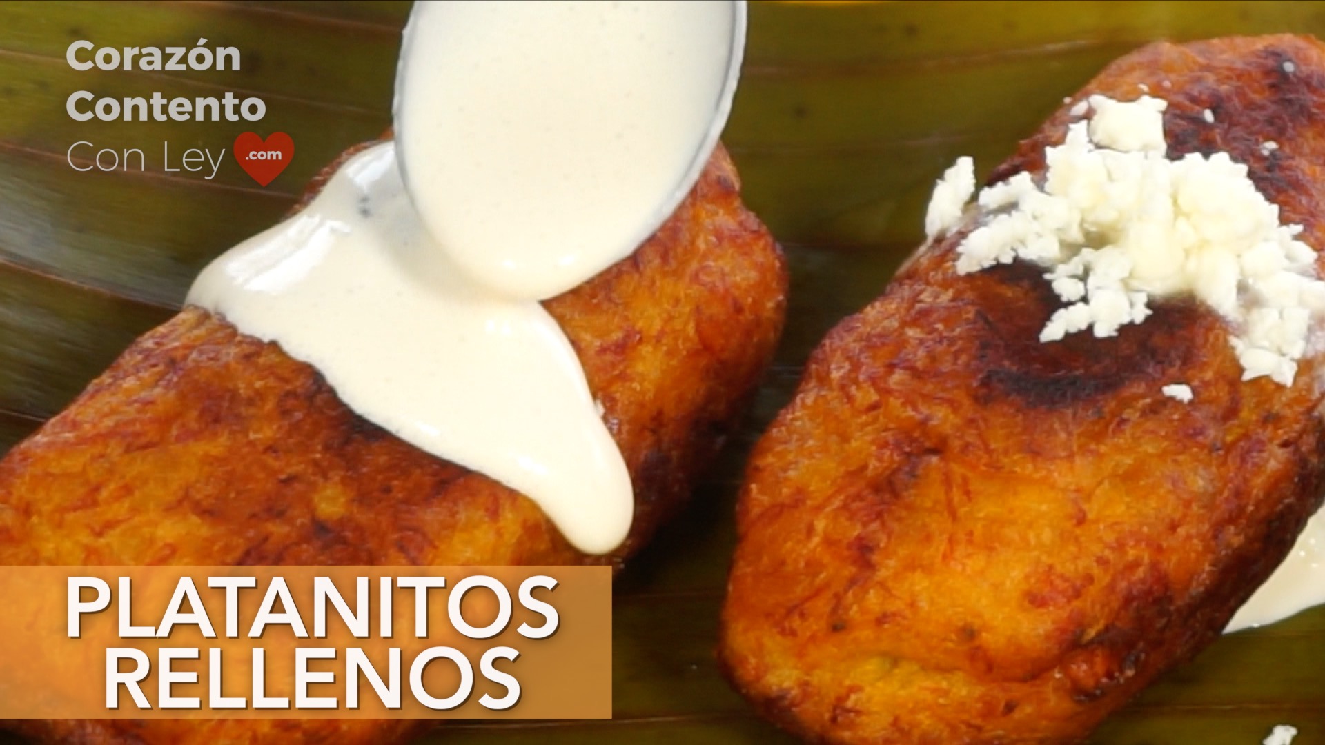 PLATANITOS RELLENOS DE QUESO Corazón Contento Con Ley