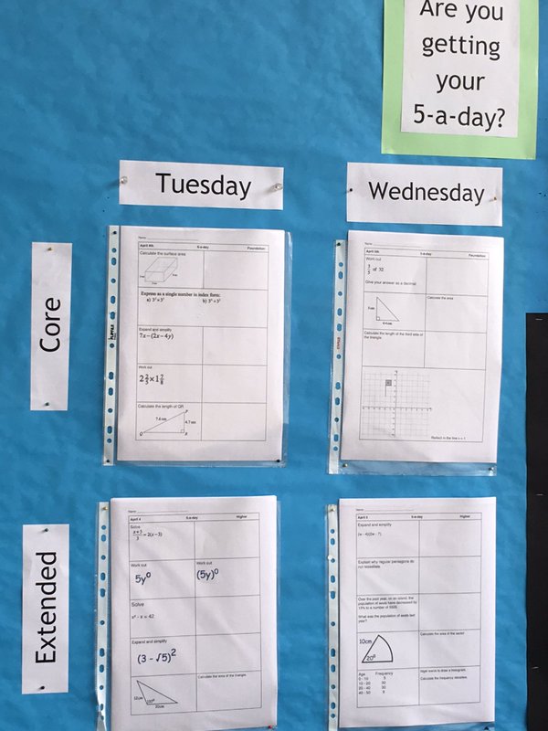 5aday 3 – Corbettmaths