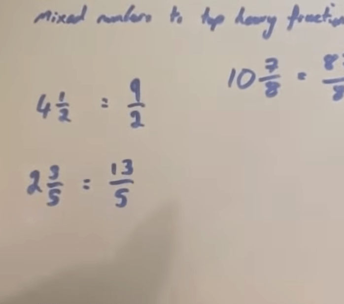 Adding Mixed Number Fractions Corbettmaths