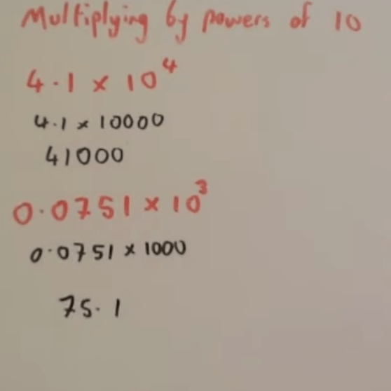 Multiplication by Powers of Ten Video – Corbettmaths