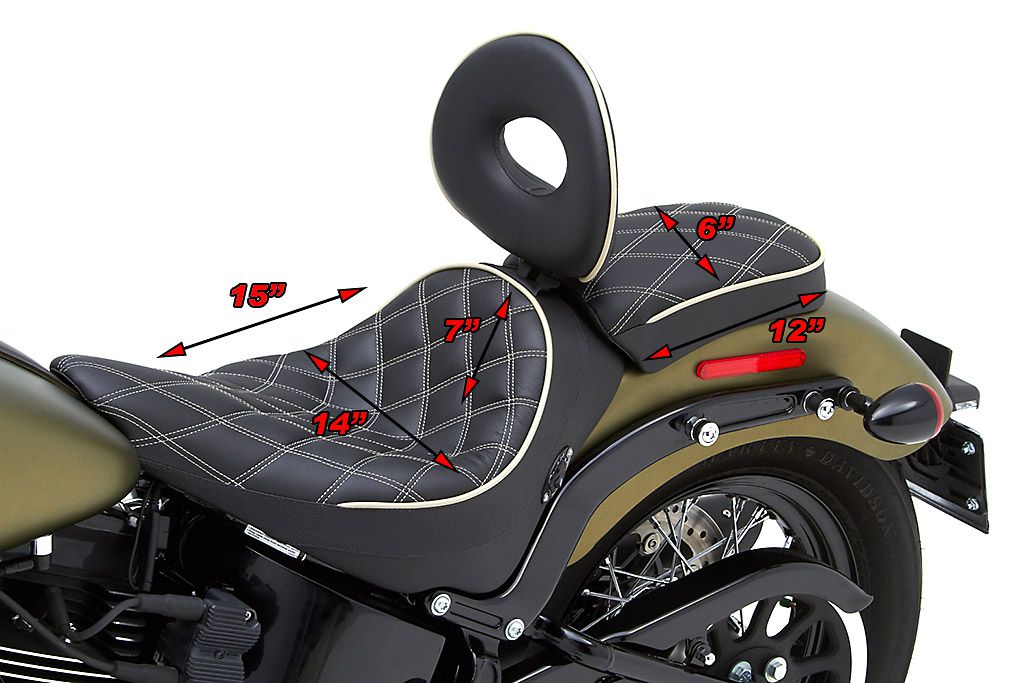 Corbin Motorcycle Seats & Accessories HD Softail Blackline Slim 800