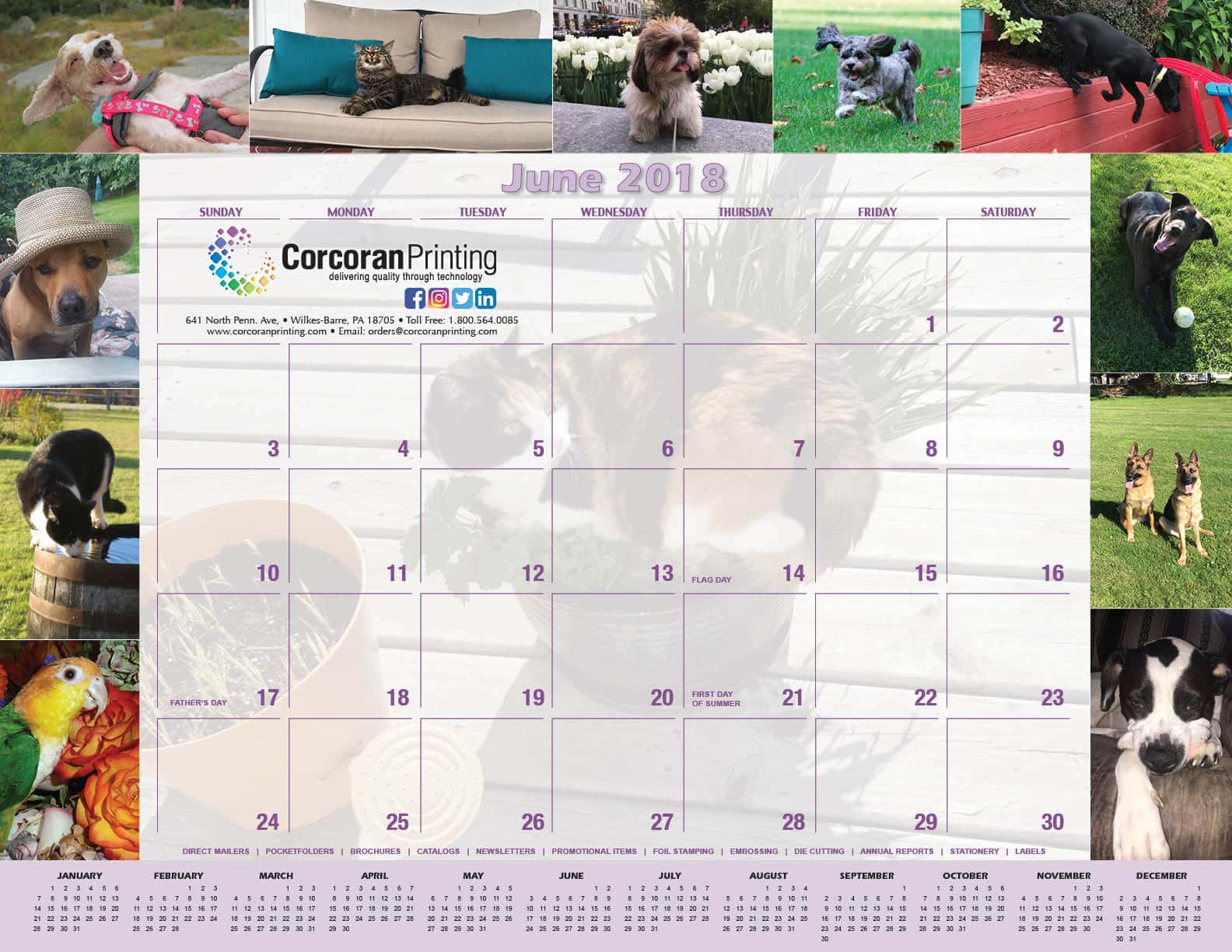 Corcoran Mn 2024 Events Calendar 2018 65297_CP_PetCalendar2018_Proof61 Corcoran Printing
