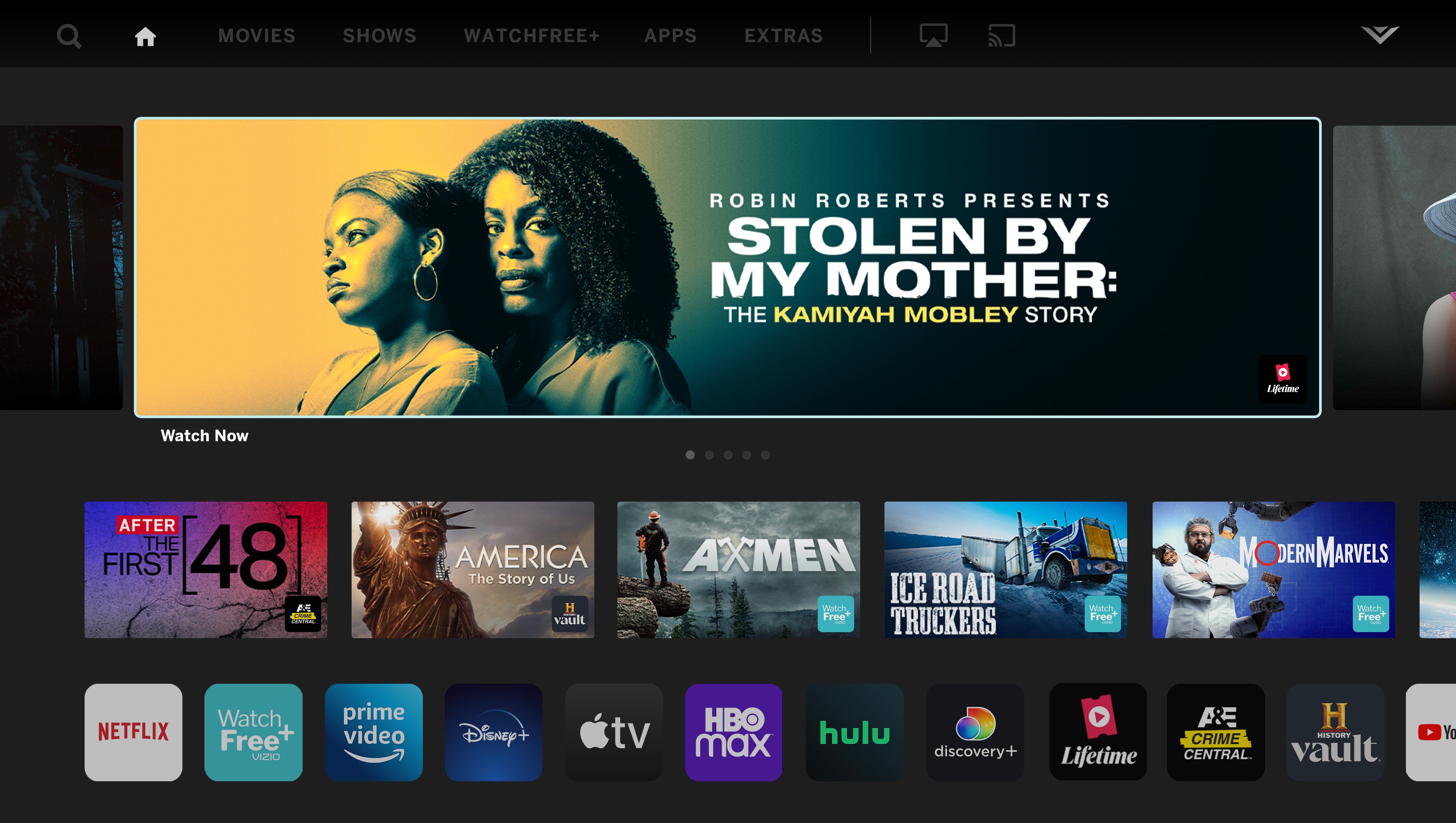 VIZIO SmartCast Adds Three Streaming Apps from A+E Networks Cord