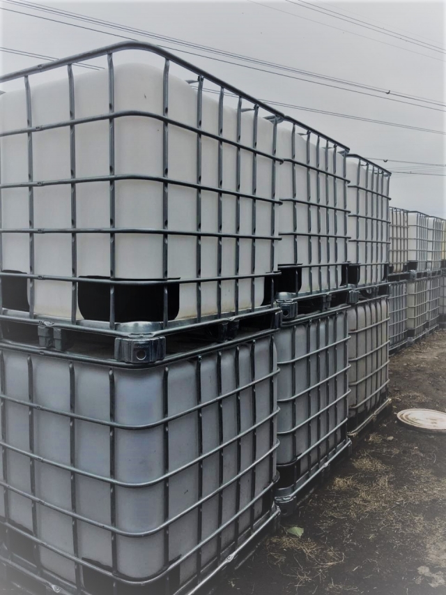 Cordoba Clean, Venta de Tambores tipo Bins de jaula metalica de mil litros