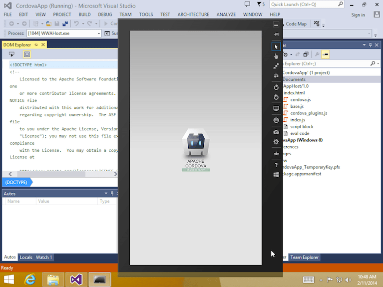 Windows Platform Guide Apache Cordova