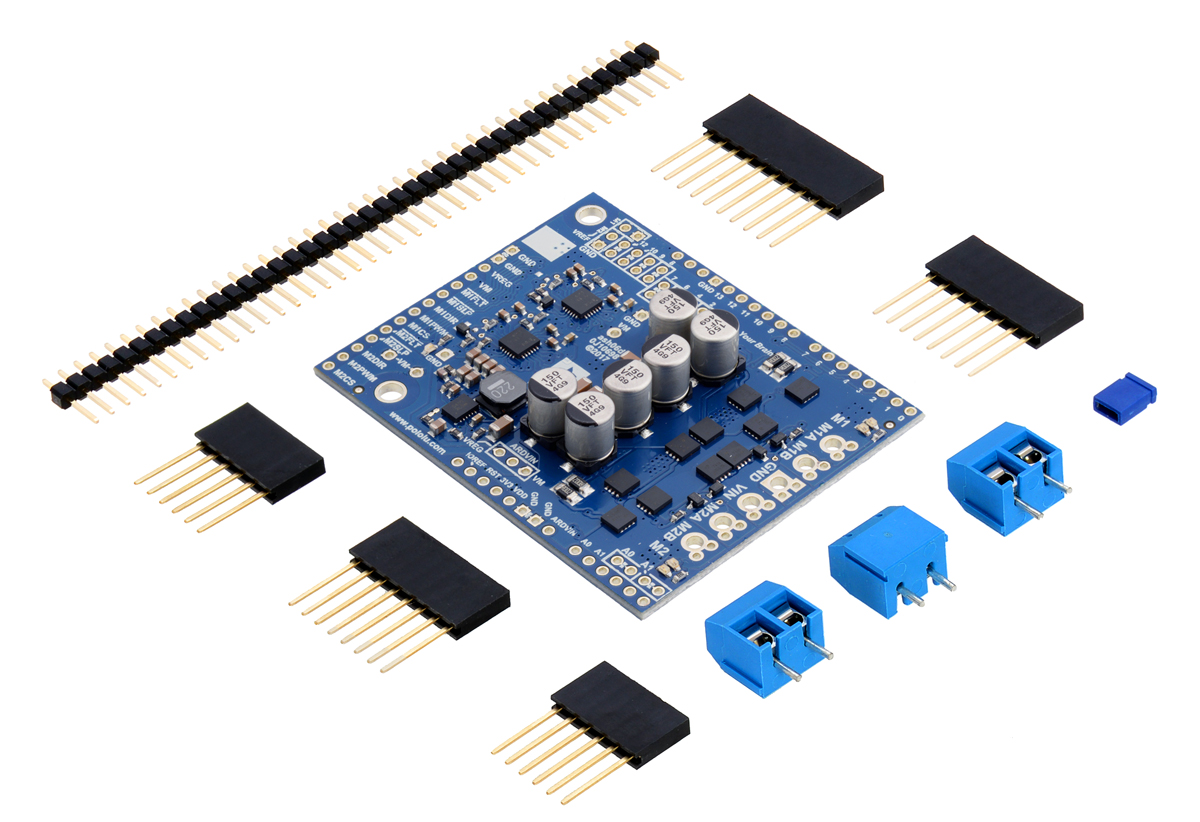 Pololu Dual G2 HighPower Motor Driver 18v18 Shield for Arduino Buy