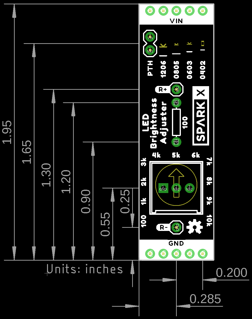 LED Brightness Adjuster Kit Sparkfun SPX21226 Core Electronics