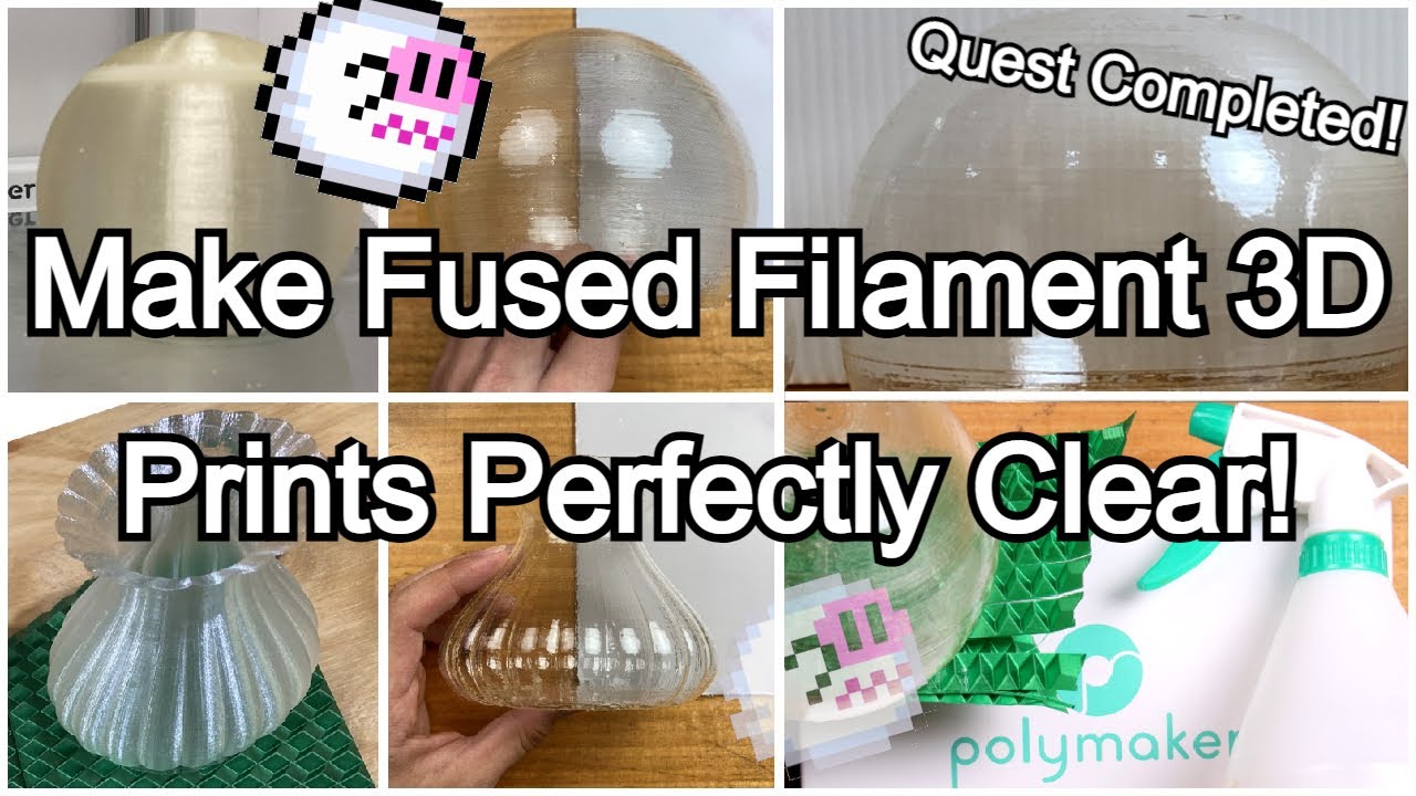 Make 3D Prints Perfectly Clear Tutorial Australia