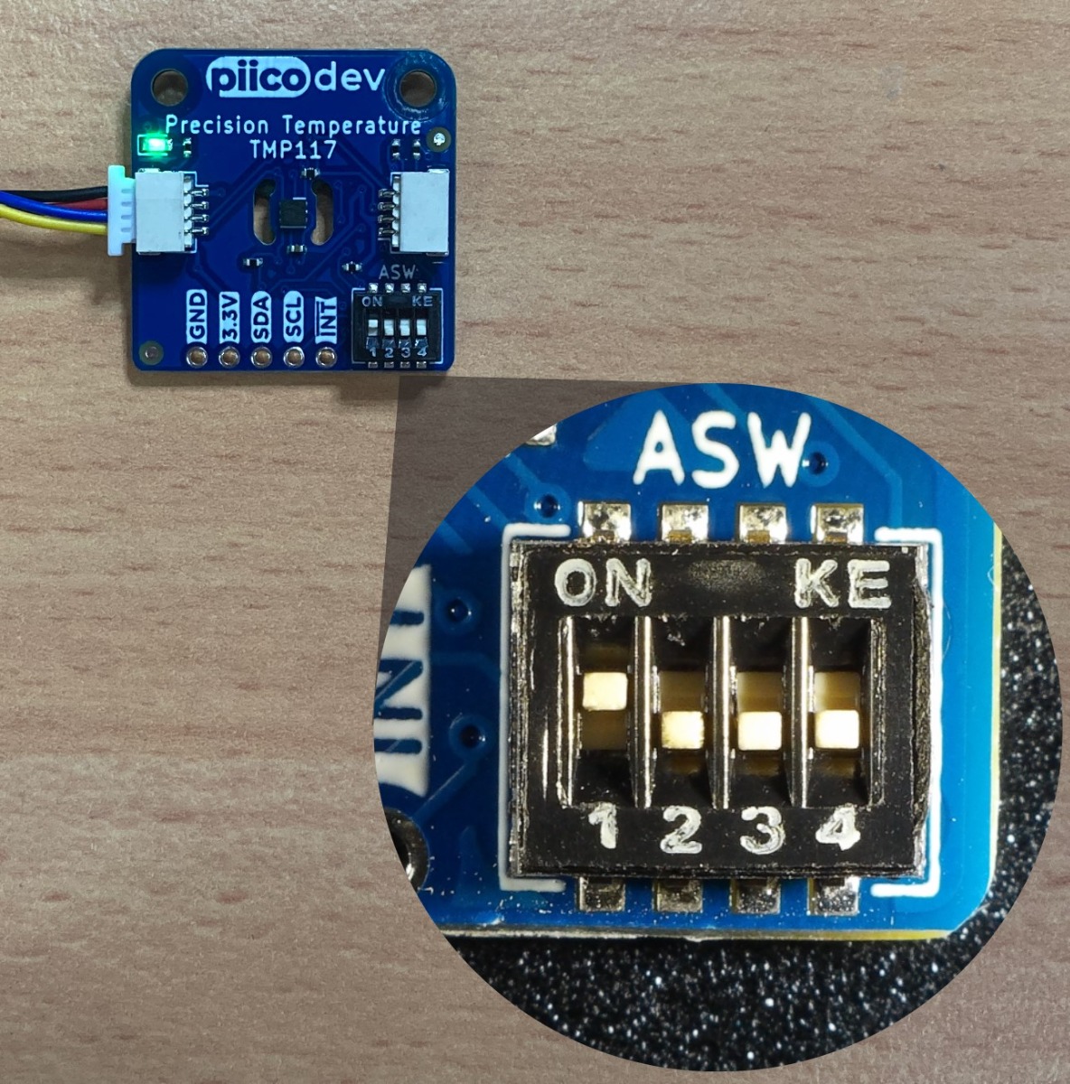 PiicoDev Precision Temperature Sensor TMP117 Microbit Guide