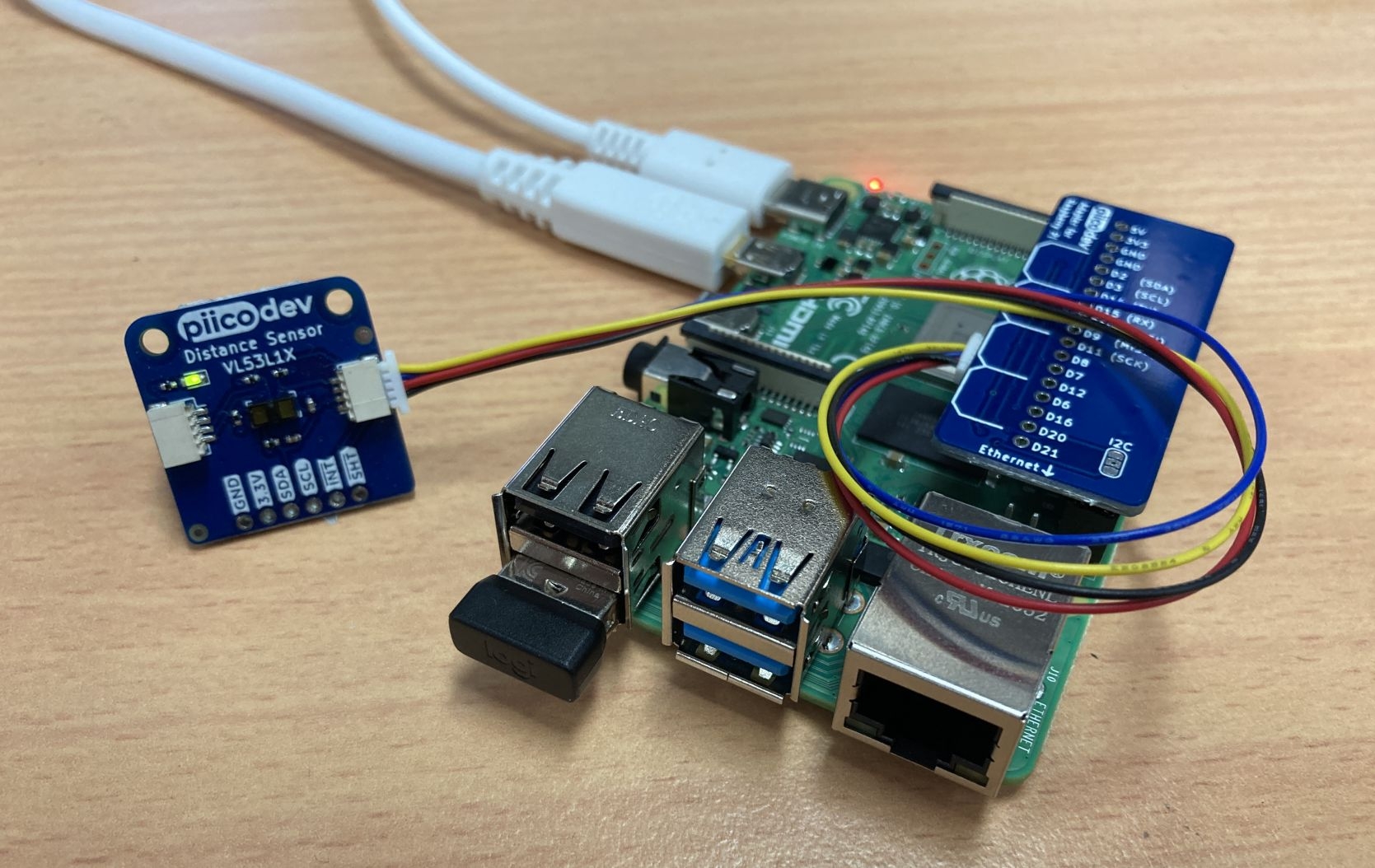 PiicoDev Distance Sensor VL53L1X Raspberry Pi Guide Tutorial Australia