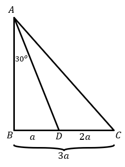 Segitiga ABC siku-siku di B. Titik D terletak pada&hellip;