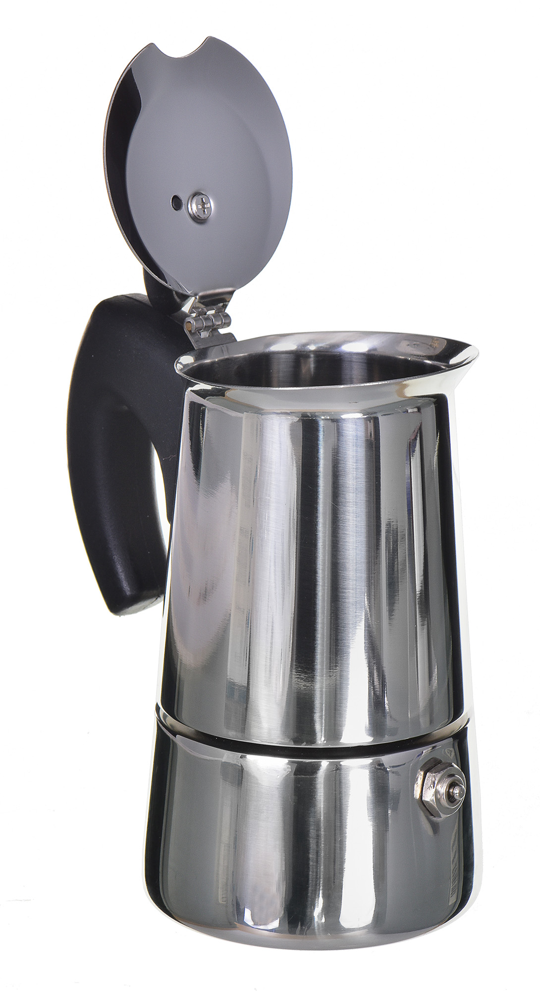 Kawiarka Bialetti Musa New moka Czarny, Stal nierdzewna