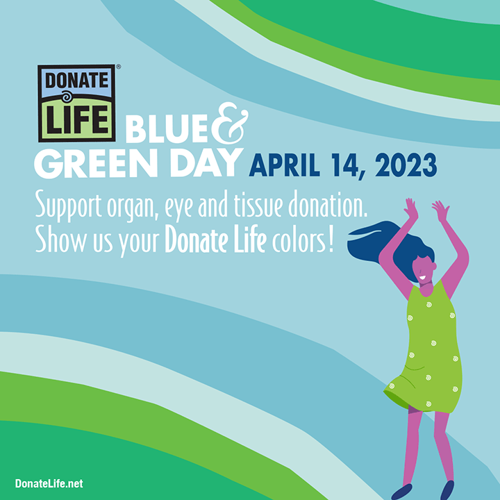 National Blue & Green Day CORE Center for Organ Recovery & Education