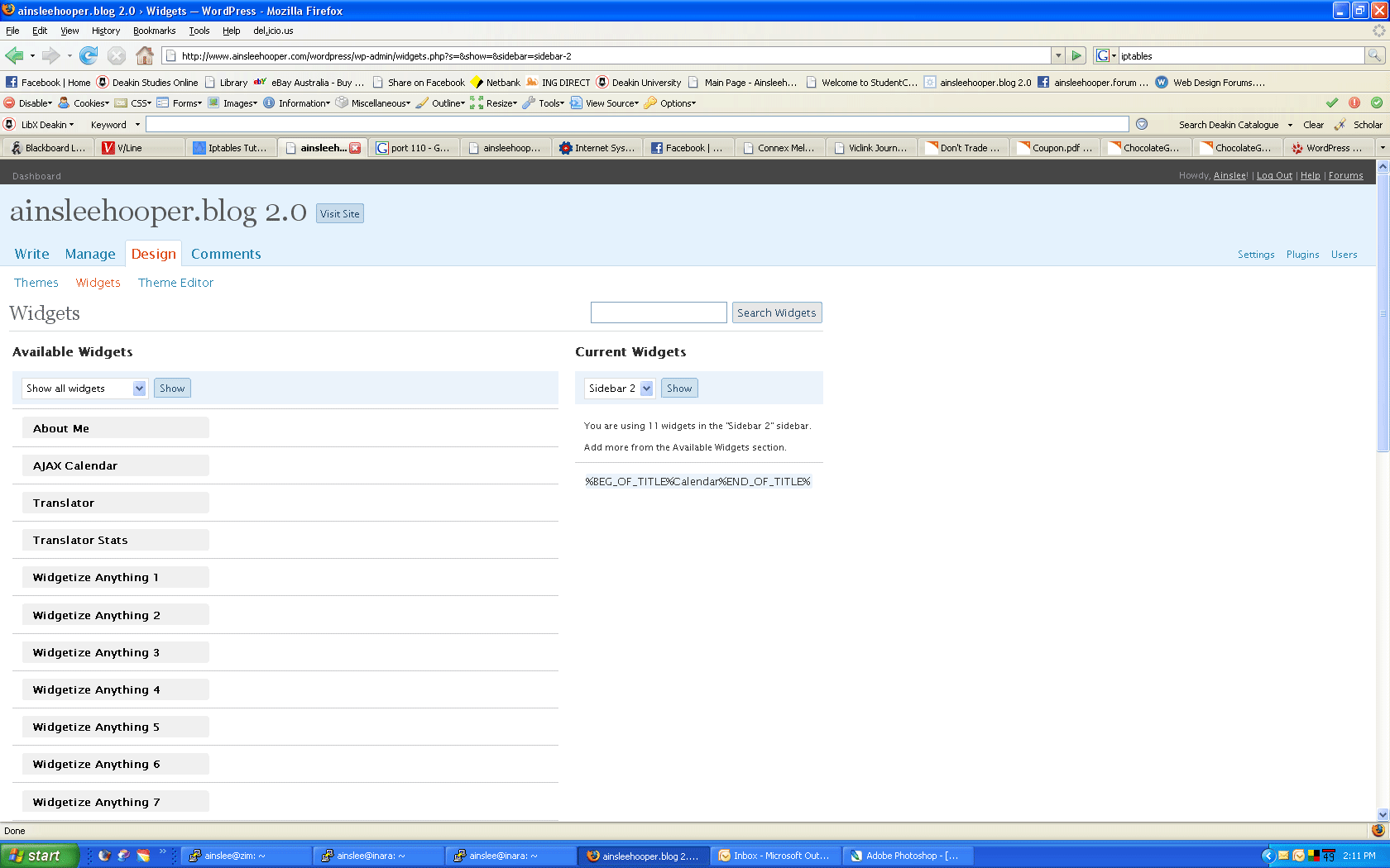 6442 (Widgets in sidebar not showing under design/widgets in dashboard
