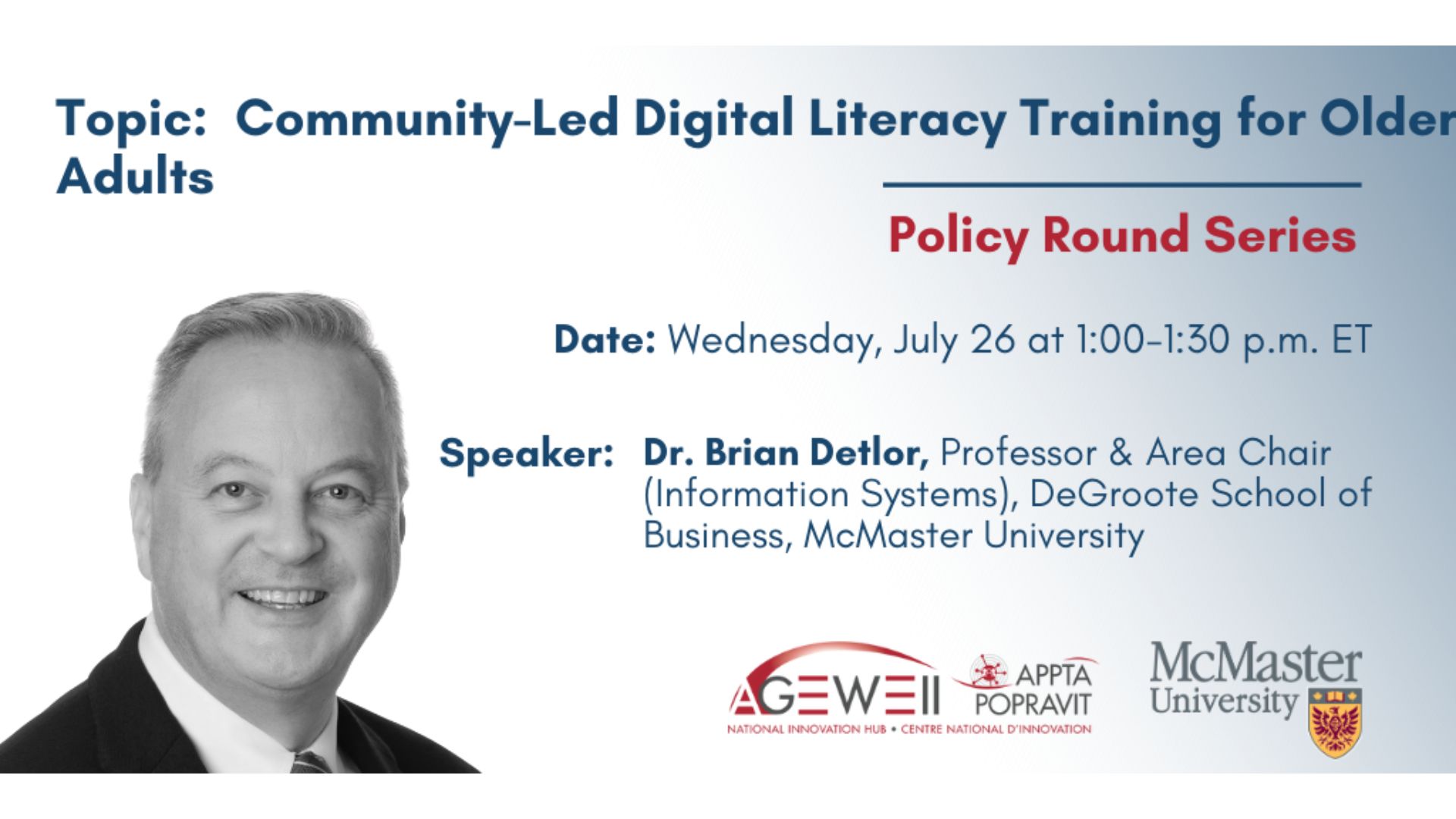 AGEWELL & APPTA policy Rounds CommunityLed Digital Literacy Training