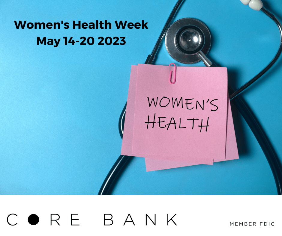 National Women's Health Week Addressing Women's Health Needs Core Bank