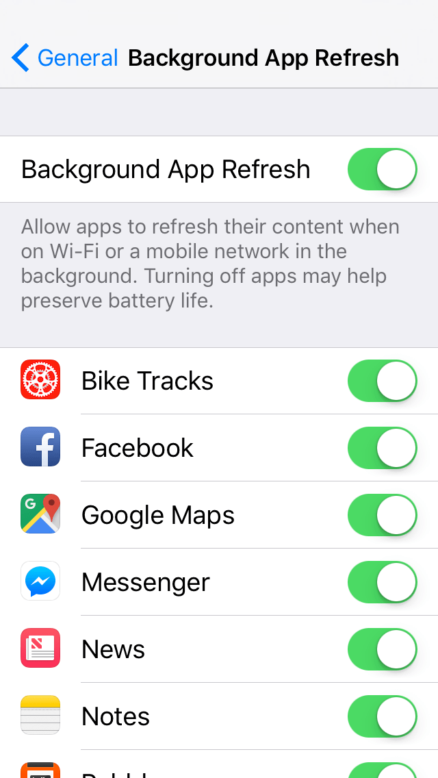 Top 93+ imagen should background app refresh be on thpthoangvanthu.edu.vn