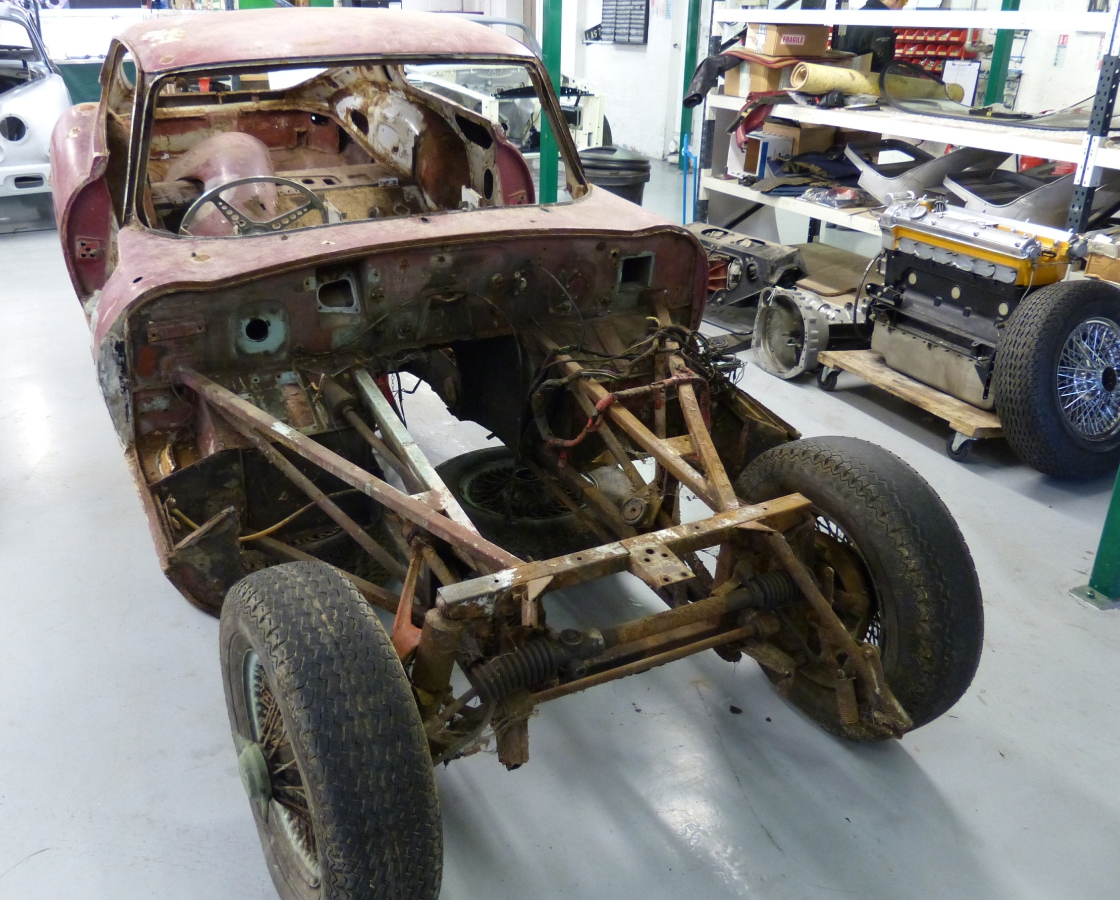EType Chassis 15 discovered in France To be restored by Classic Motor