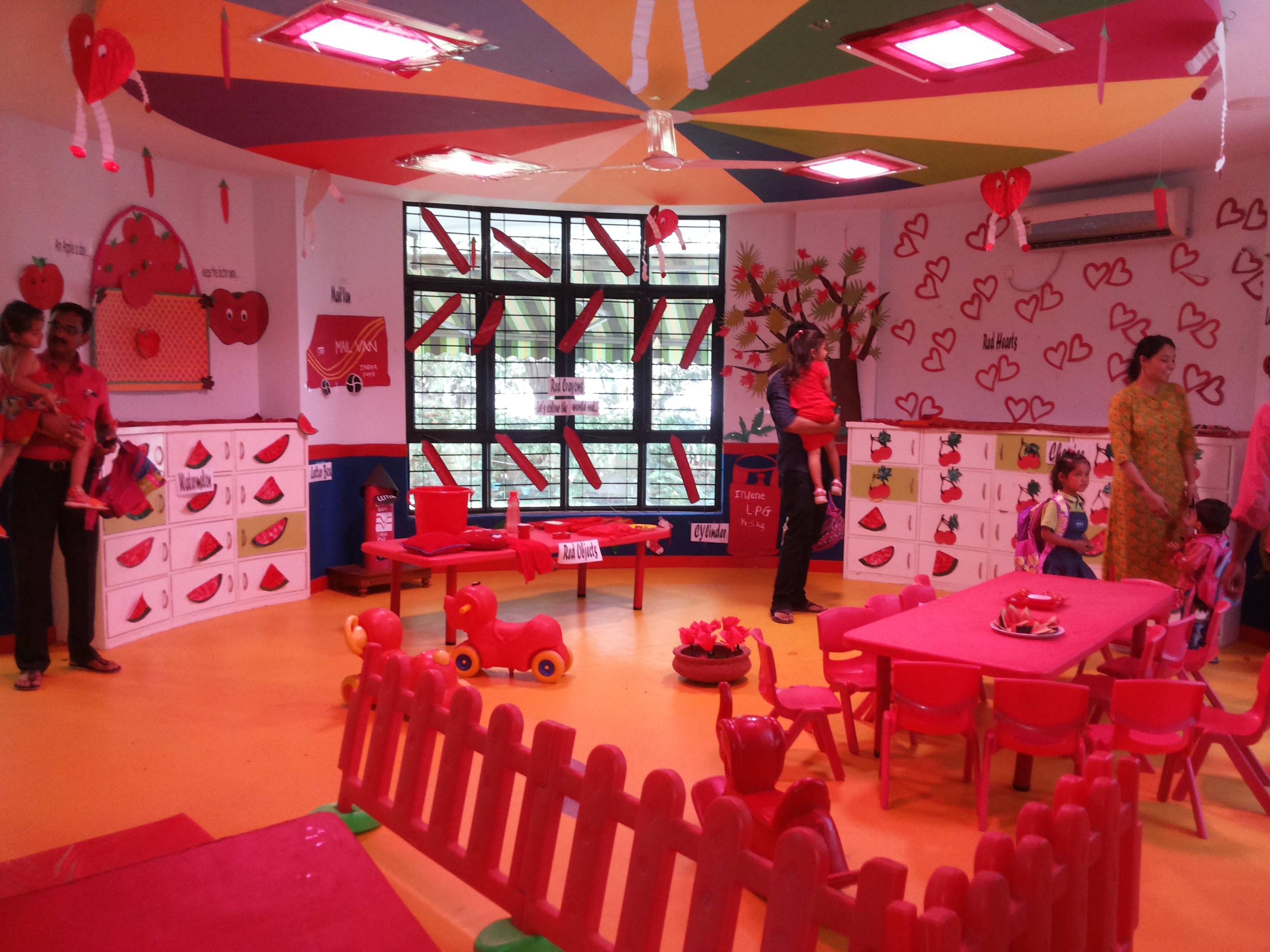 Sprouts Aakriti PreSchool celebrates Red Day