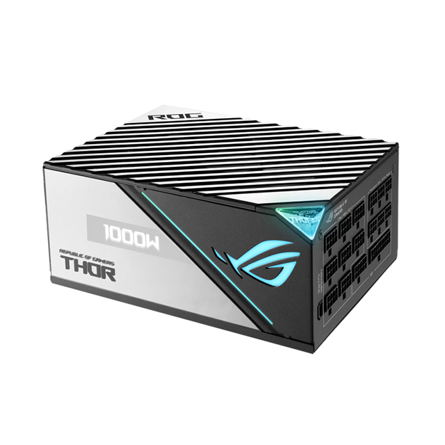Fuente de Poder Asus ROG Thor 1000W Platinum II, 80 Plus Platinum, Pantalla OLED, Aura Sync