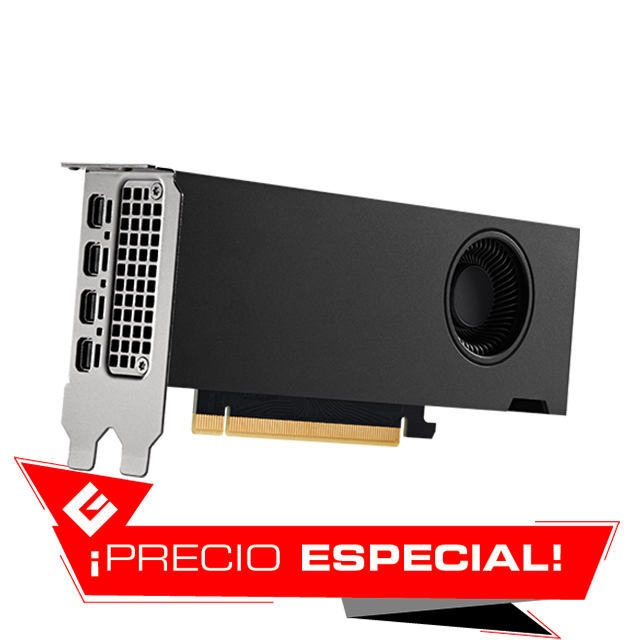 Tarjeta de Video Nvidia PNY Quadro RTX A2000 6GB GDDR6, 3,328 Cuda