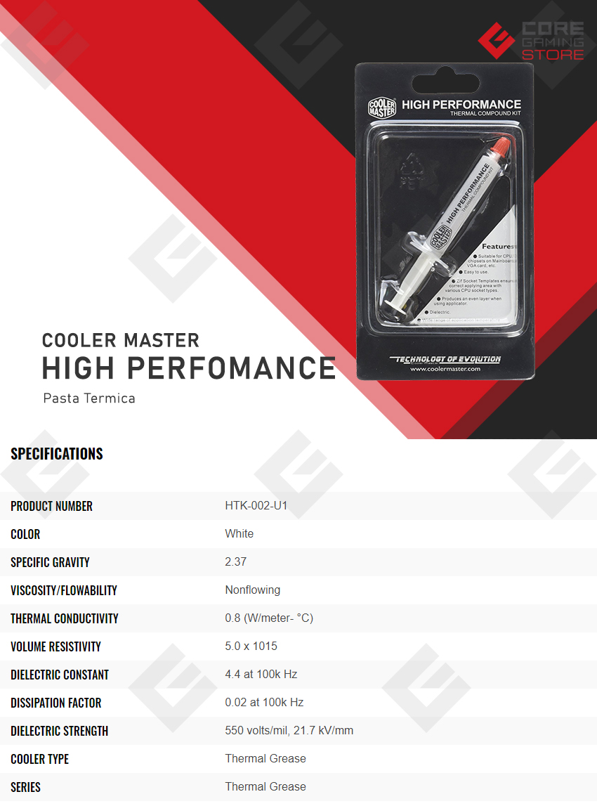 Pasta Termica Cooler Master RPD Grease High Performance HTK002U1