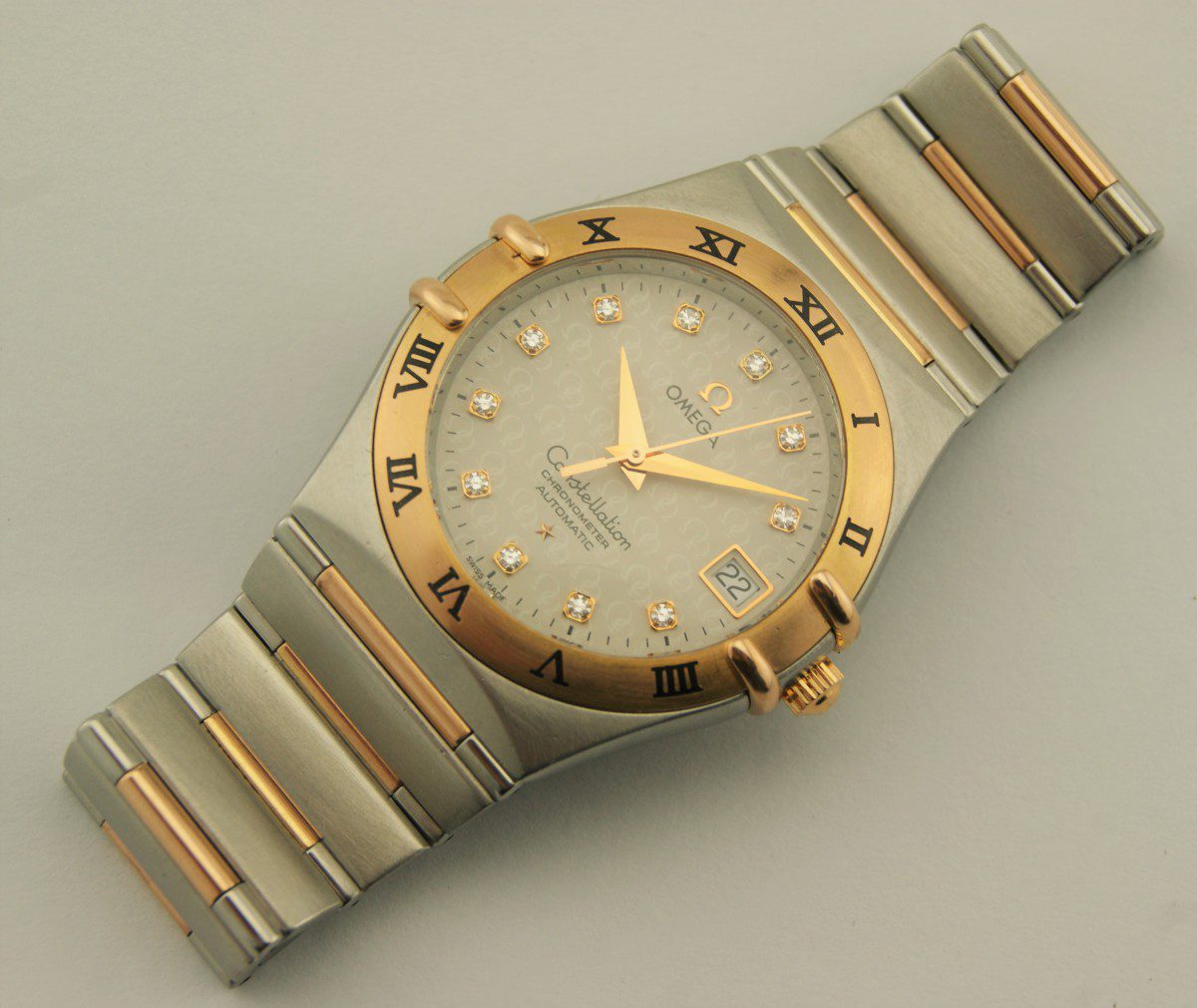 Omega Constellation 50 years Stainless steel and Gold Diamond Dial