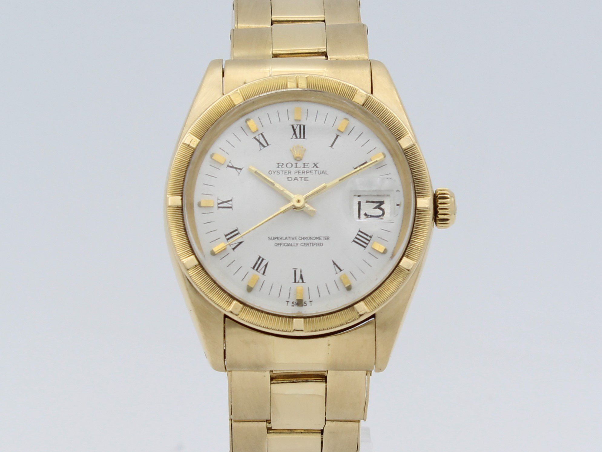 Rolex Oyster Perpetual Date Automatic Full Gold 18K Corello