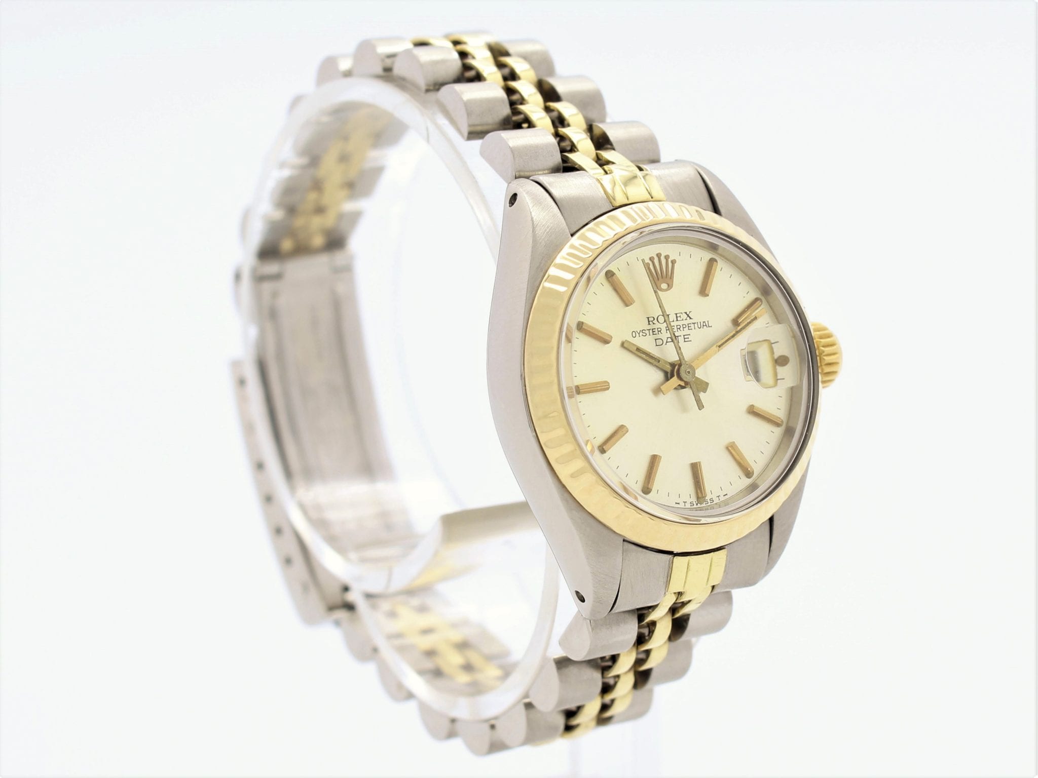 Rolex Oyster Perpetual Datejust Automatic Steel & 18K Gold Ladies Ref